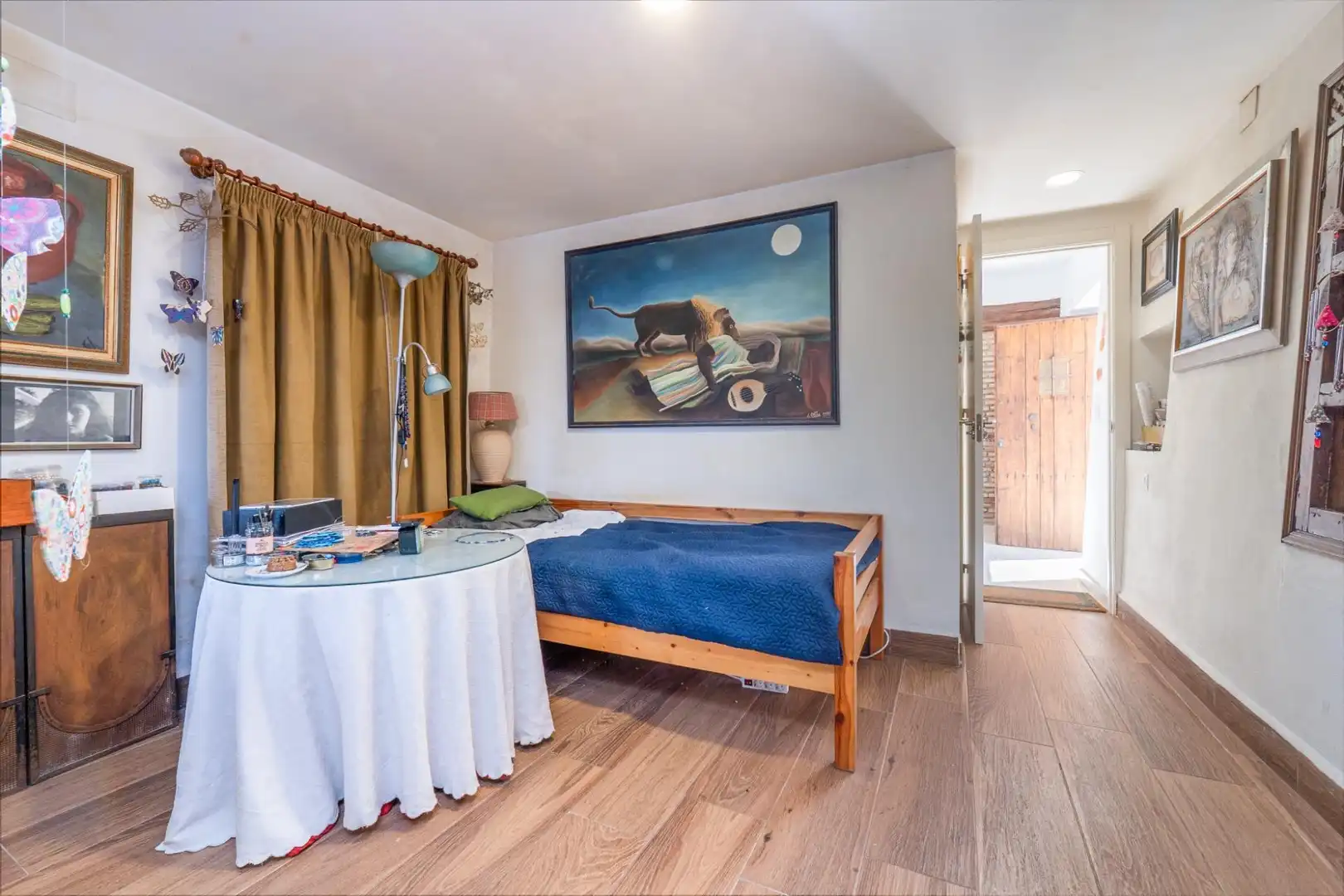 Bedroom of Houses for sale in Granada  with Air Conditioner, Terrace and Furnished