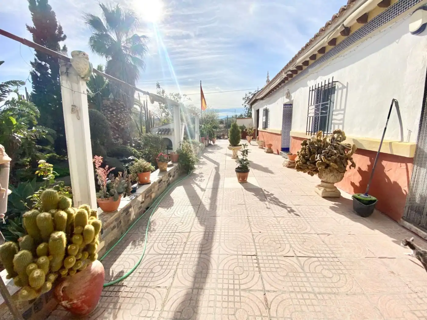 Casa rústica amb jardí en venda a Puerto Lumbreras