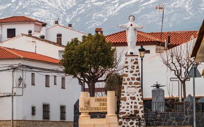 Exterior view of House or chalet for sale in Jerez del Marquesado  with Terrace, Swimming Pool and Balcony