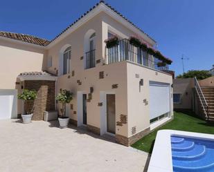 Exterior view of House or chalet for sale in Marbella  with Terrace, Storage room and Swimming Pool