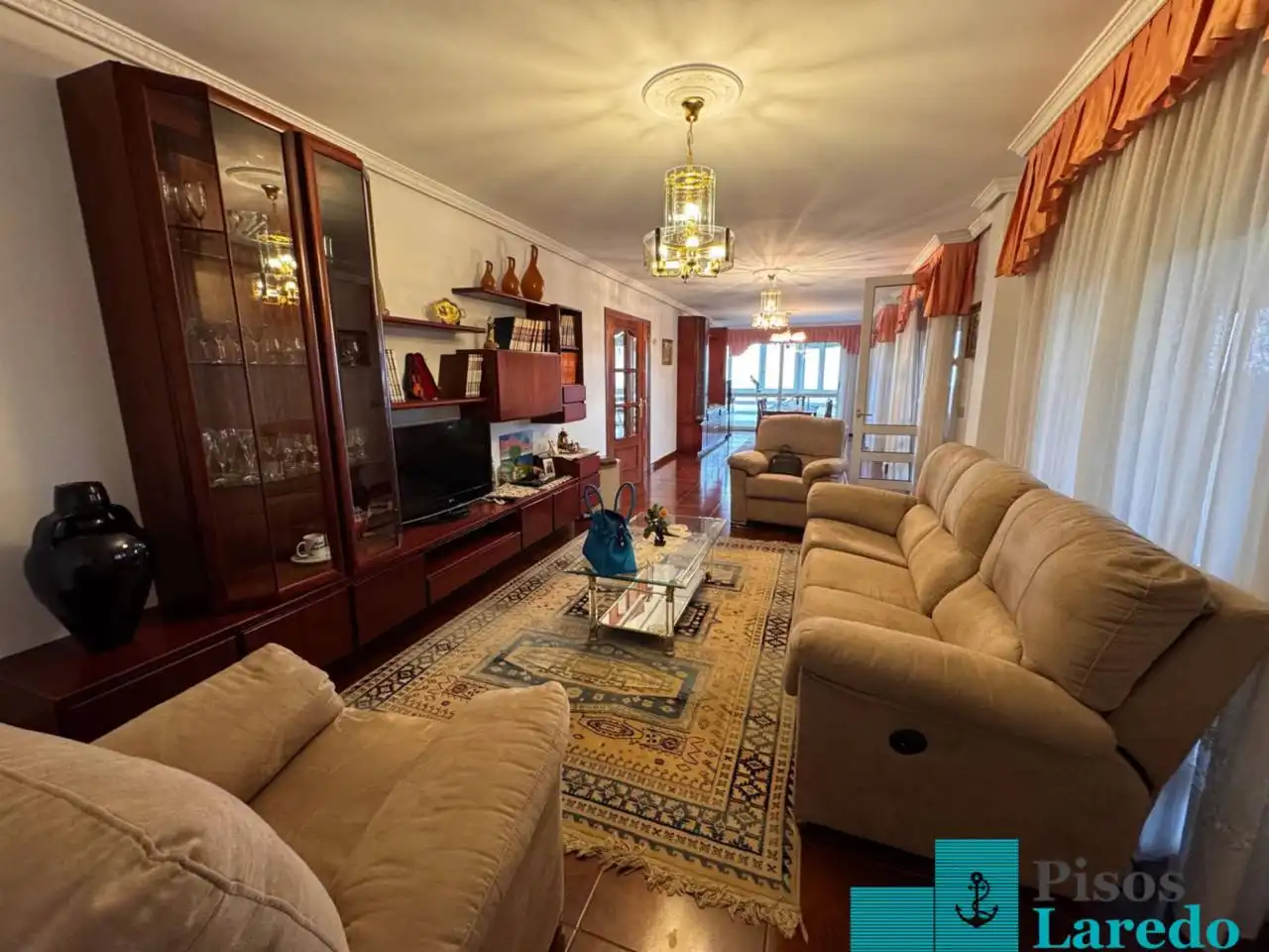 Sala de estar de Casa o chalet en venta en Limpias con Calefacción, Jardín privado y Parquet