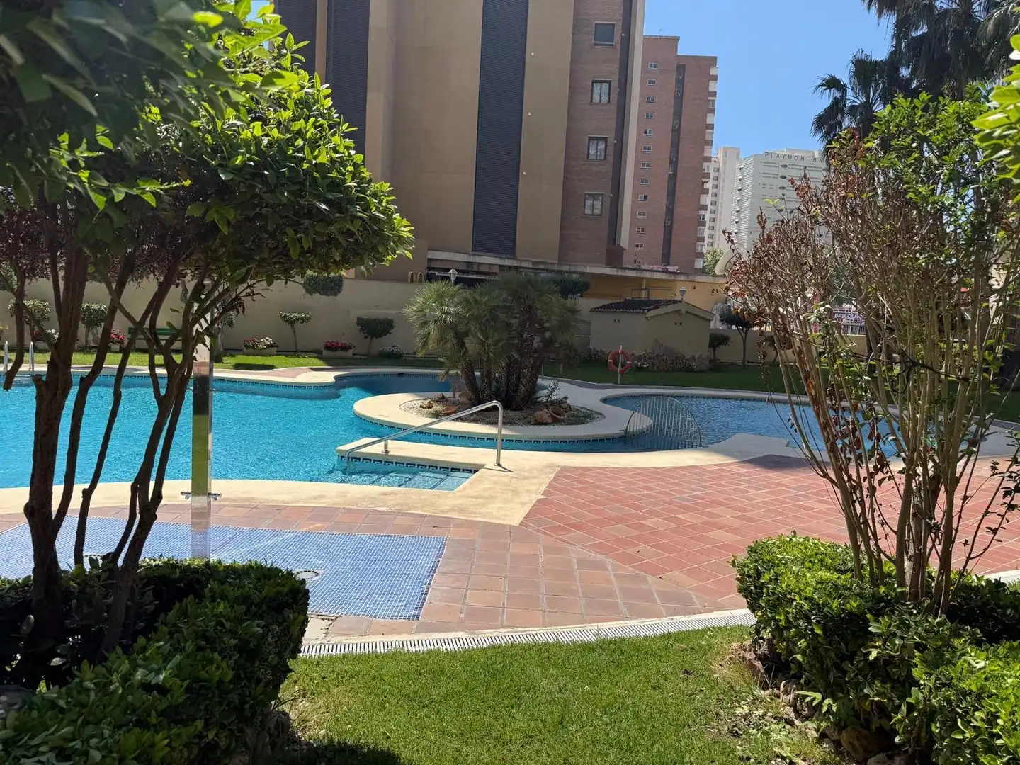 Swimming pool of Apartments for sale in Playa Levante