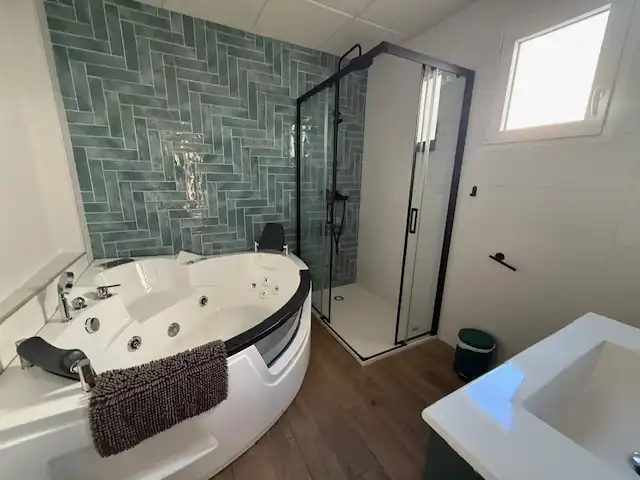 Bathroom of Detached homes for sale in Punta Umbría  with Air Conditioner, Heating and Terrace