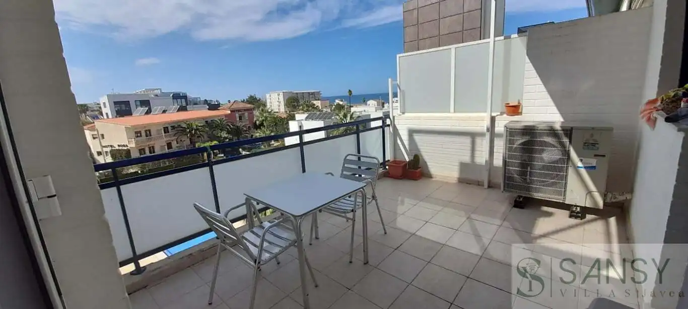 Terrace of Attic for sale in Dénia  with Air Conditioner, Heating and Community pool