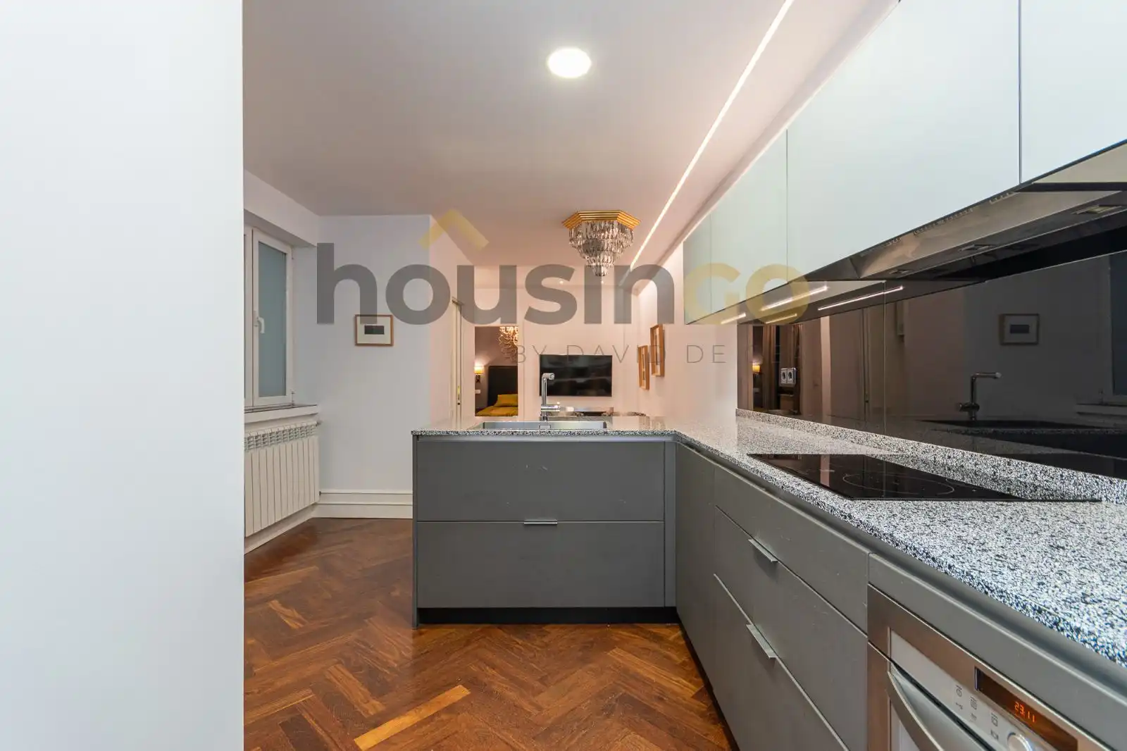 Küche von Wohnung zur Miete in Madrid mit Heizung und Möbliert