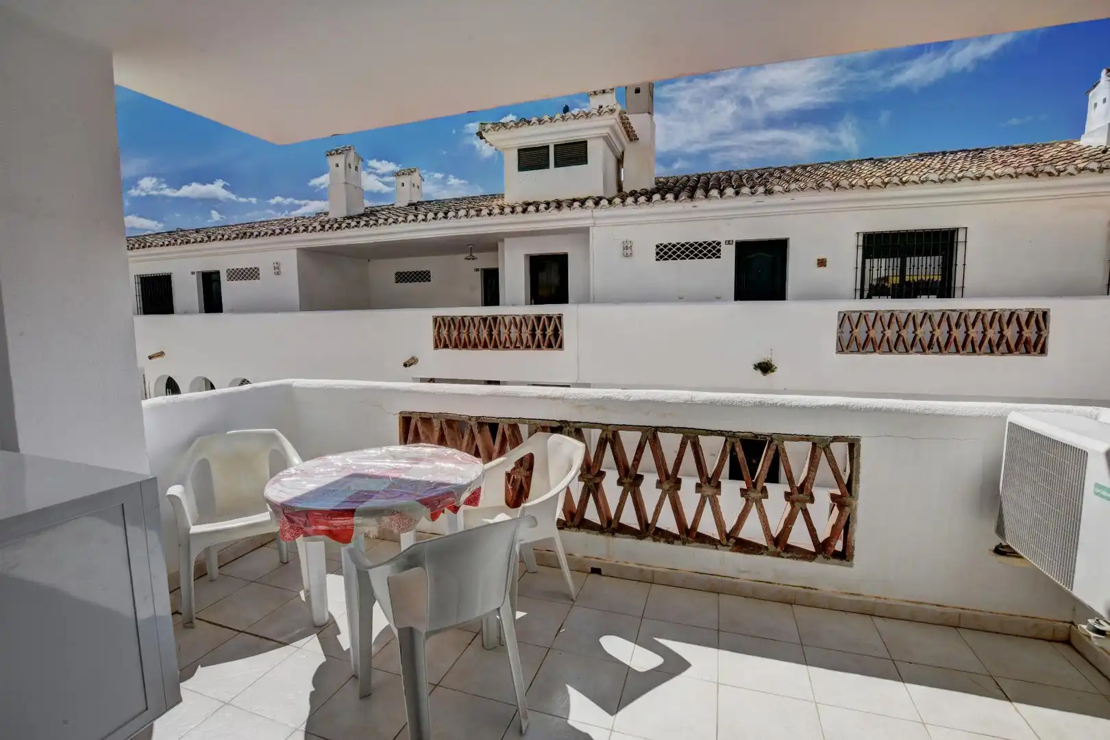 Terraza de Apartamento en venta en Benalmádena con Aire acondicionado, Calefacción y Jardín privado