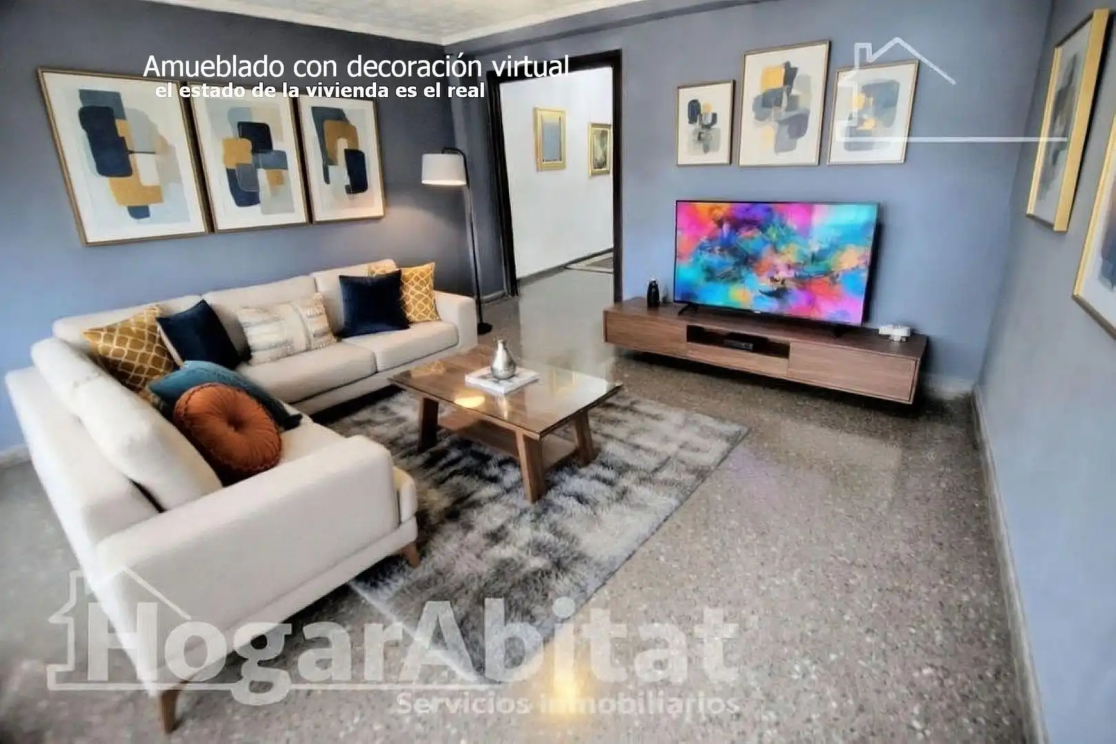 Sala d'estar de Pis en venda en Valencia amb Terrassa