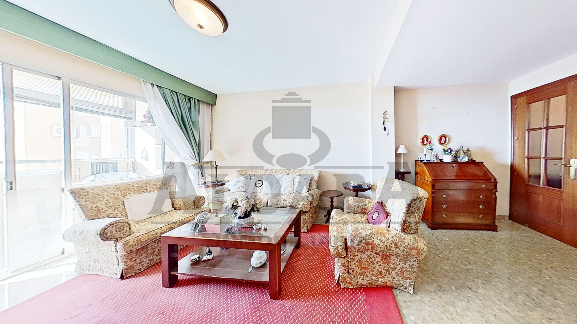 Sala d'estar de Pis en venda en Málaga Capital amb Moblat