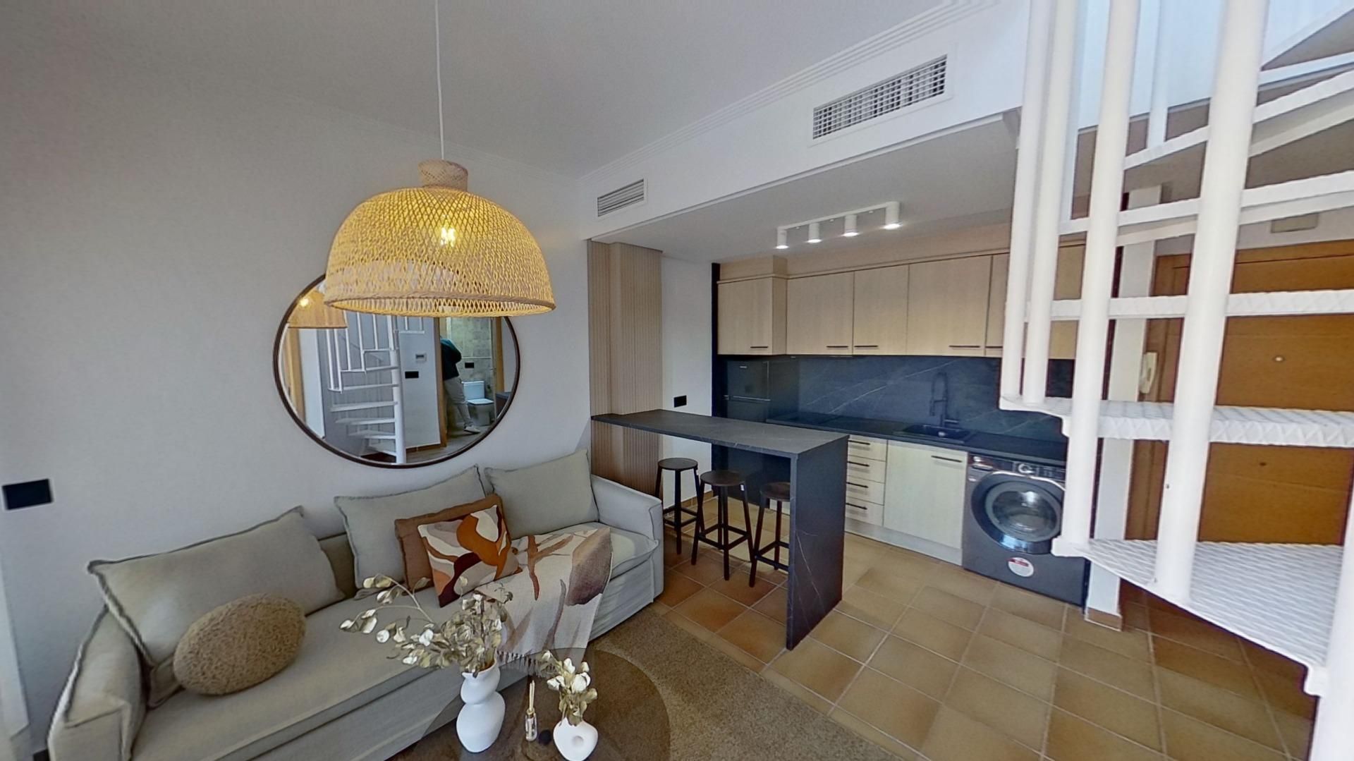 Küche von Dachboden zum verkauf in Villanueva del Río Segura mit Klimaanlage, Heizung und Terrasse