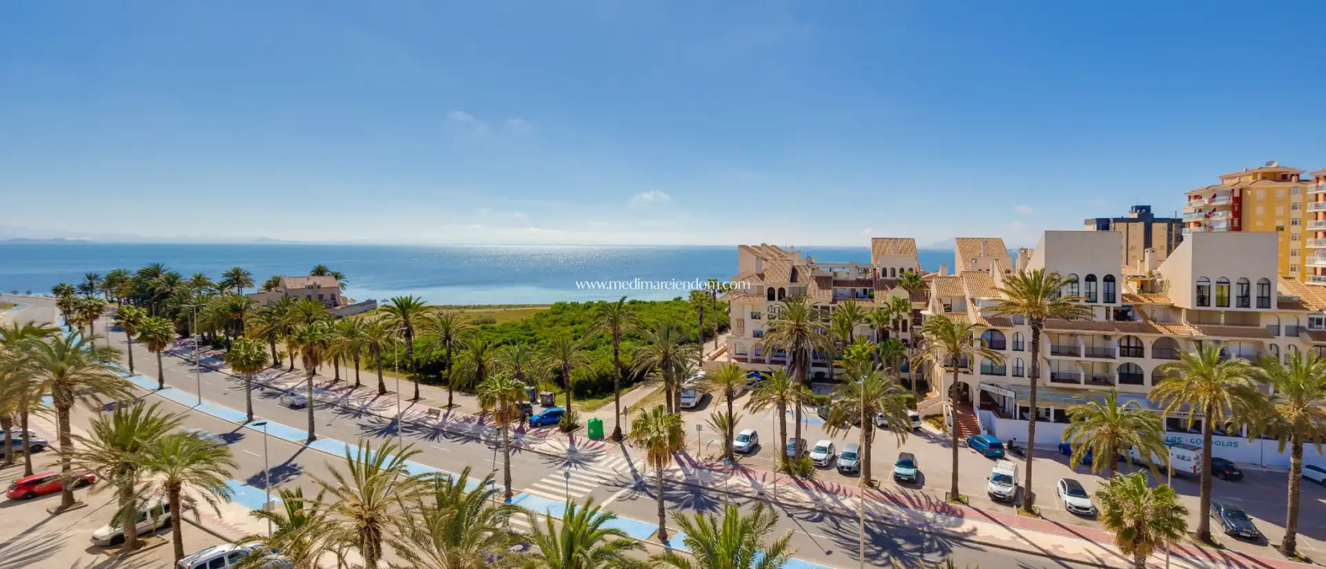 Exterior view of Duplexes for sale in La Manga del Mar Menor  with Air Conditioner, Heating and Private garden