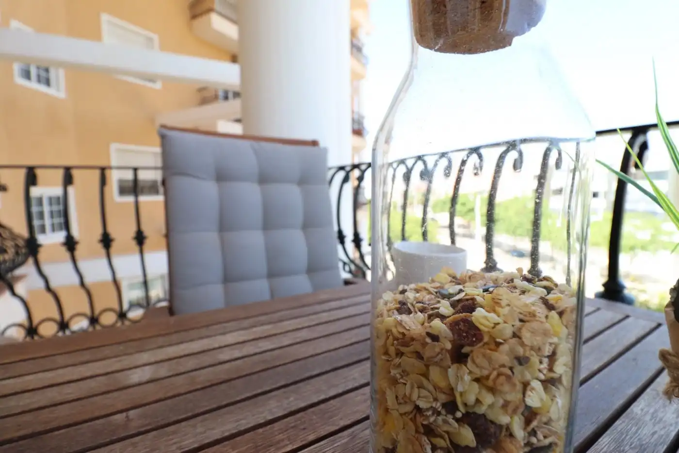 Balcony of Flat for rent in Elche / Elx  with Air Conditioner, Heating and Storage room