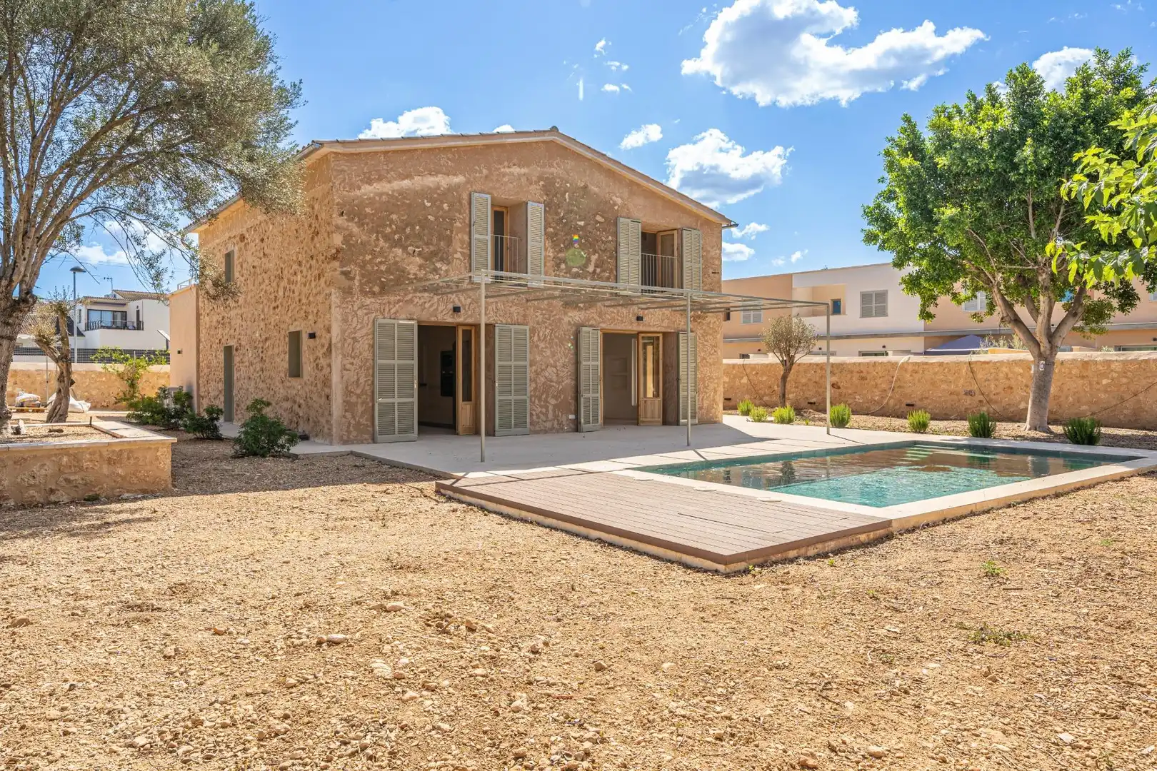 Vista exterior de Casa o chalet en venta en Marratxí con Terraza, Piscina y Balcón