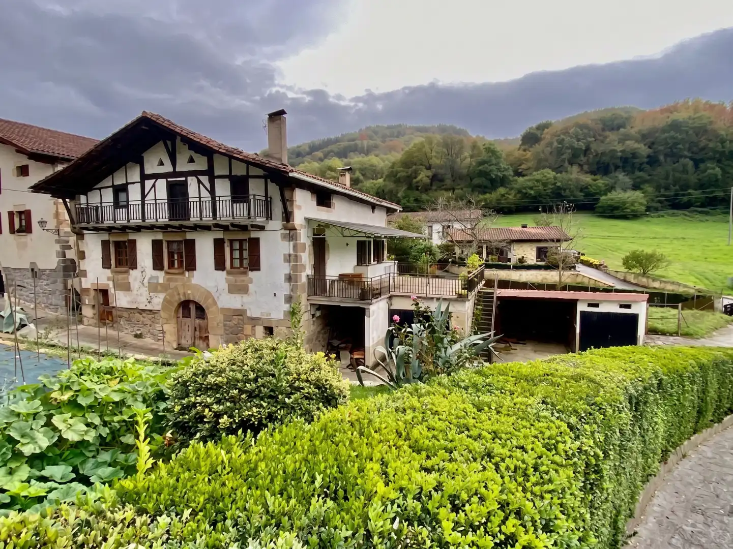 Vista exterior de Casa o chalet en venta en Donamaria con Jardín privado, Terraza y Trastero