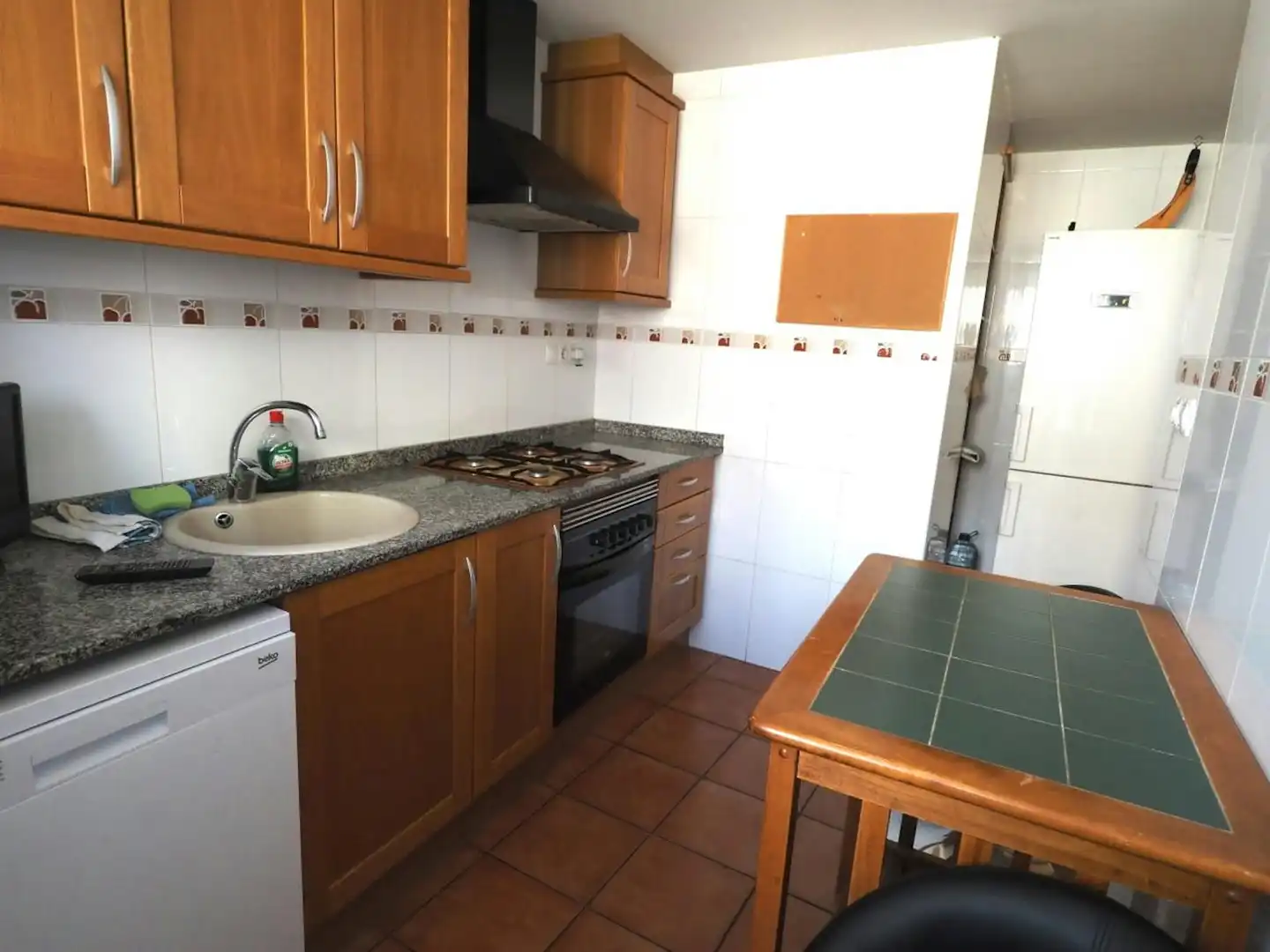 Kitchen of Flat for rent in Valencia  with Air Conditioner, Heating and Furnished