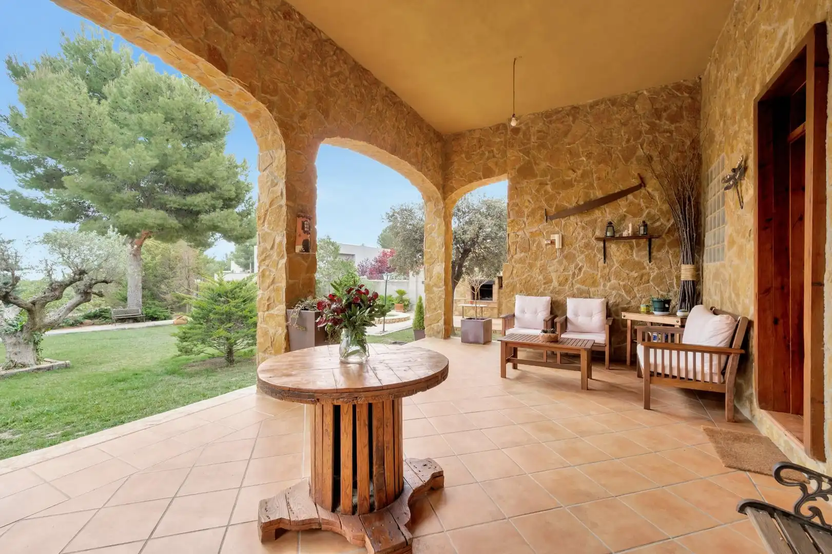 Terraza de Casa o chalet en venta en Tibi con Calefacción, Jardín privado y Terraza