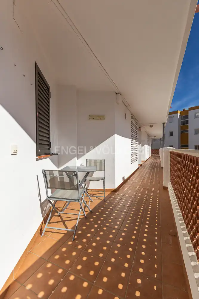Terrace of Flat for rent in Dénia  with Air Conditioner, Heating and Terrace