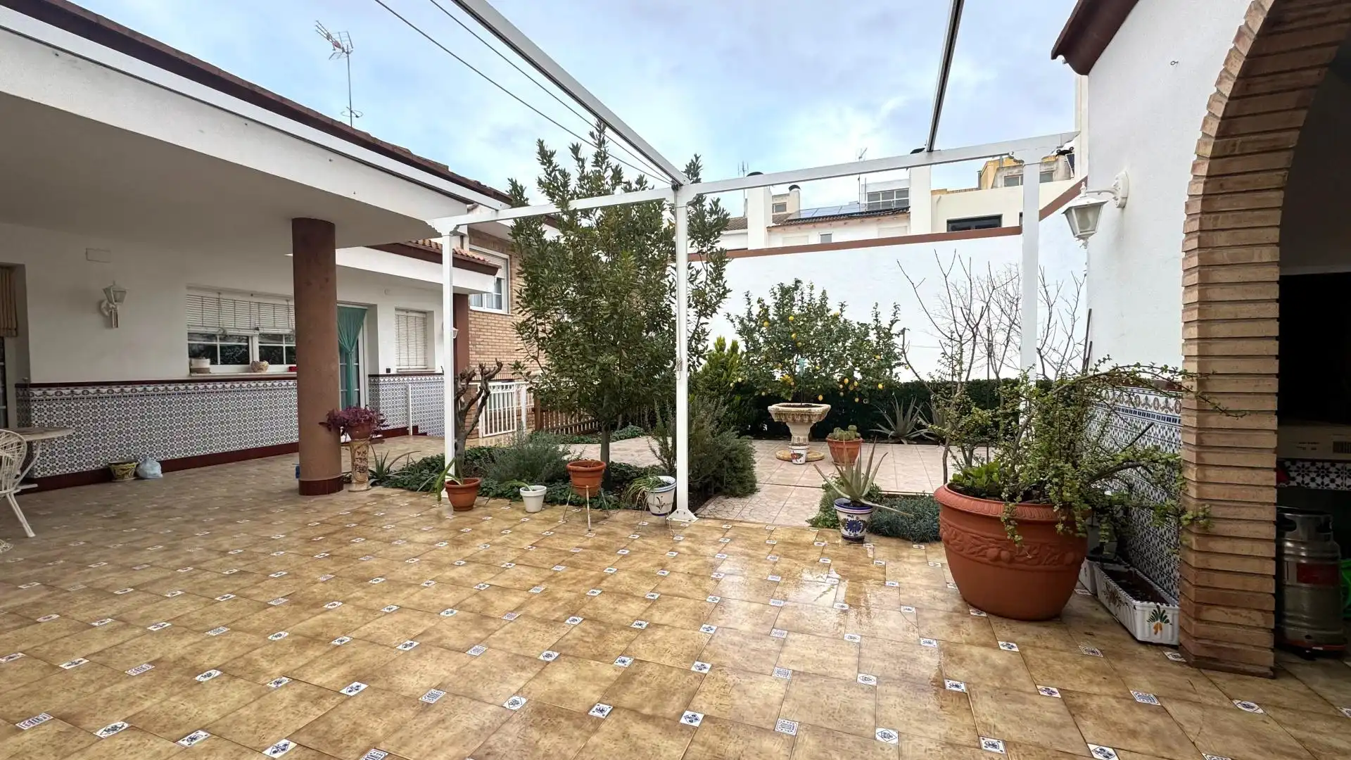Terraza de Casa adosada en venta en Sax con Aire acondicionado, Calefacción y Terraza