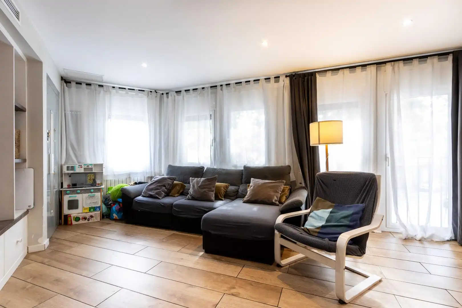 Sala de estar de Casa o chalet en venta en Sabadell con Aire acondicionado, Calefacción y Terraza
