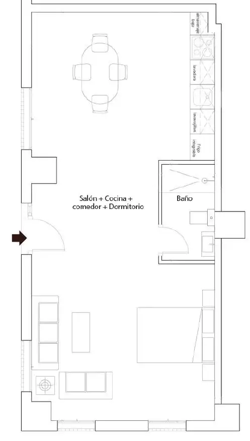 Apartament en venda en Madrid amb Aire condicionat, Calefacció i Moblat