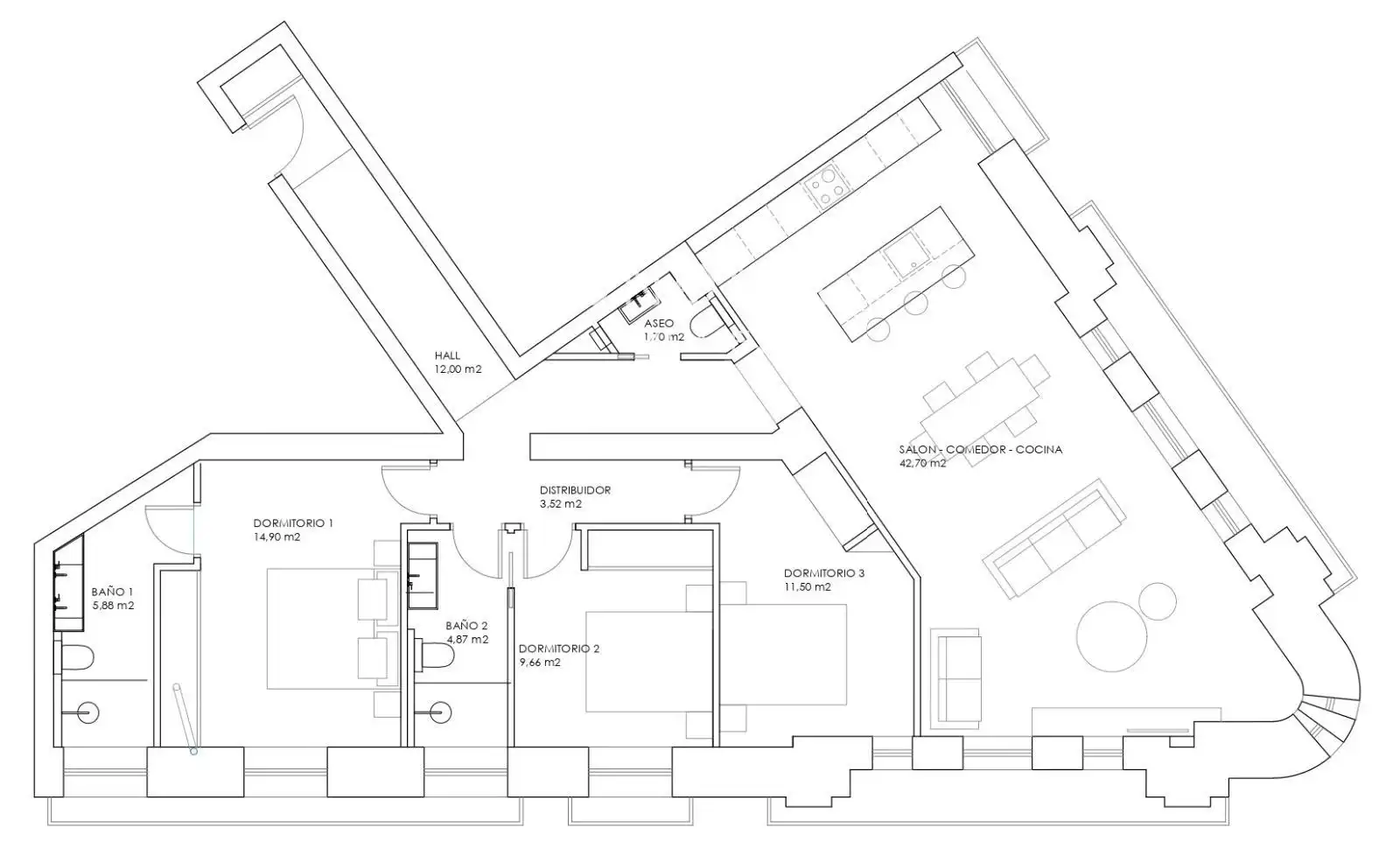 Appartement avec terrasse à vendre à de Alcala, imagen 52