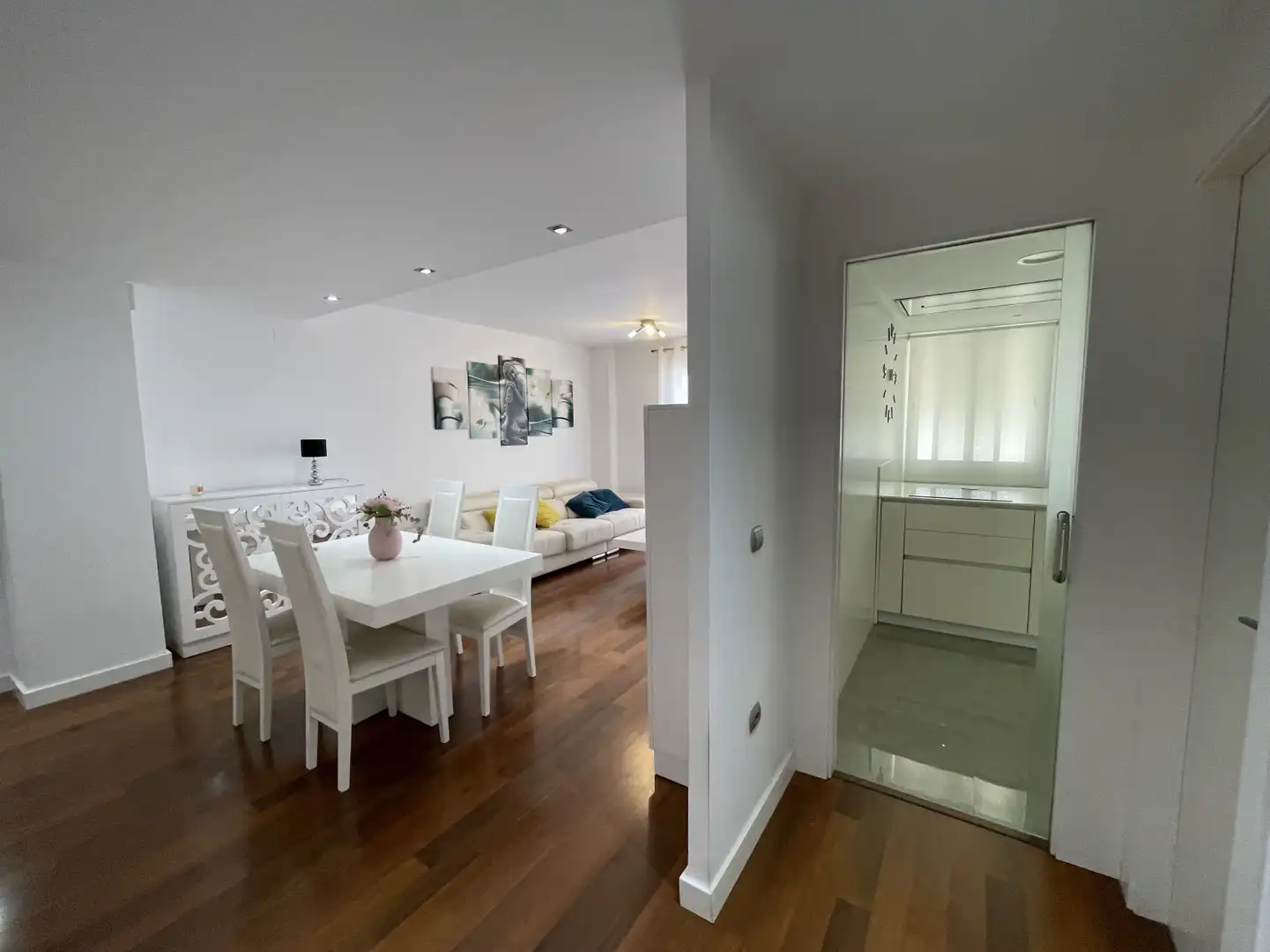 Comedor de Piso de alquiler en Beniparrell con Aire acondicionado, Parquet y Terraza