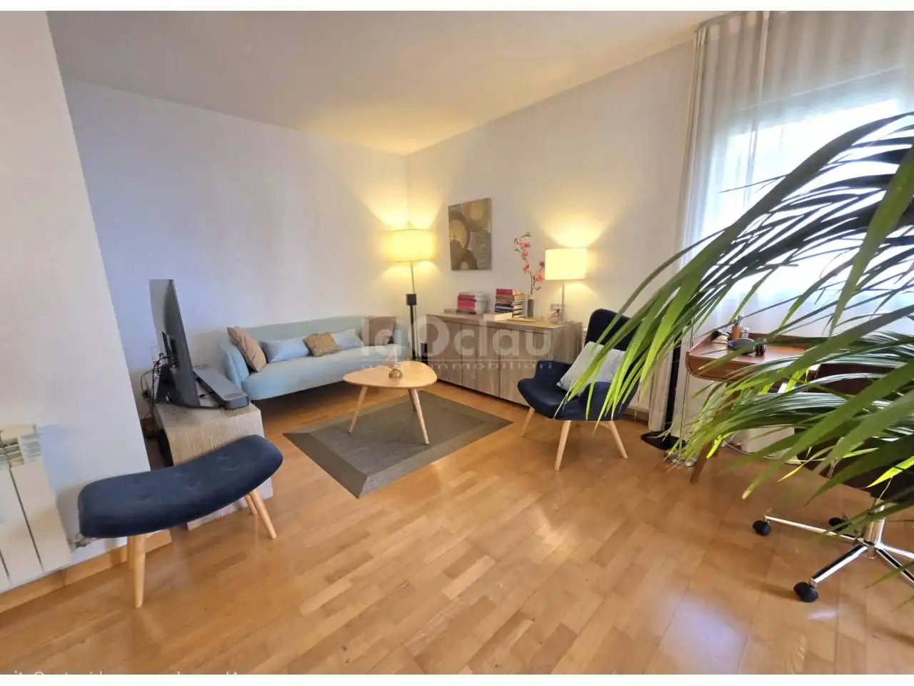 Living room of Flat for sale in Vic  with Heating, Parquet flooring and Terrace