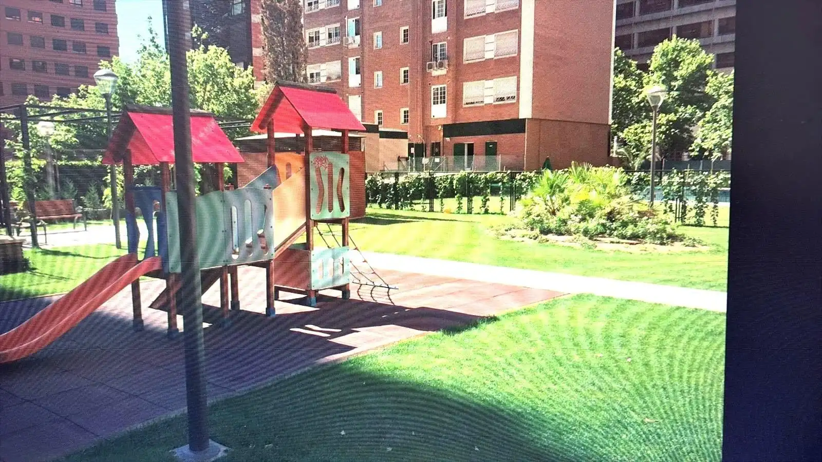 Garden of Flat for sale in Madrid  with Air Conditioner, Heating and Private garden