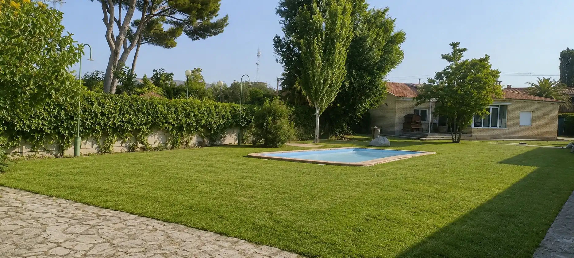 Piscina de Casa o xalet en venda en Nuez de Ebro amb Calefacció, Terrassa i Traster
