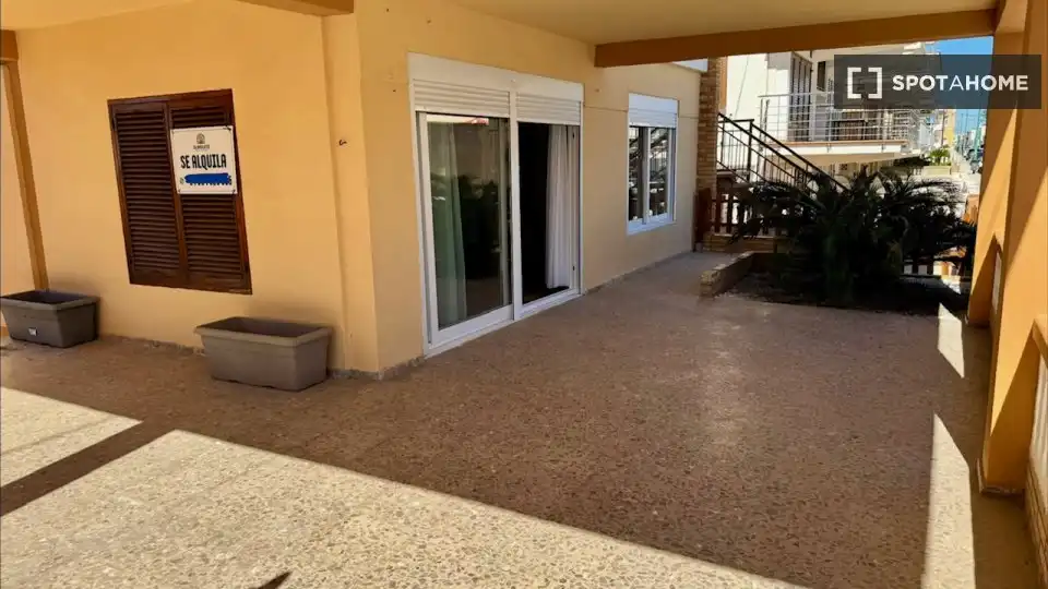 Terraza de Piso de alquiler en Oliva Playa