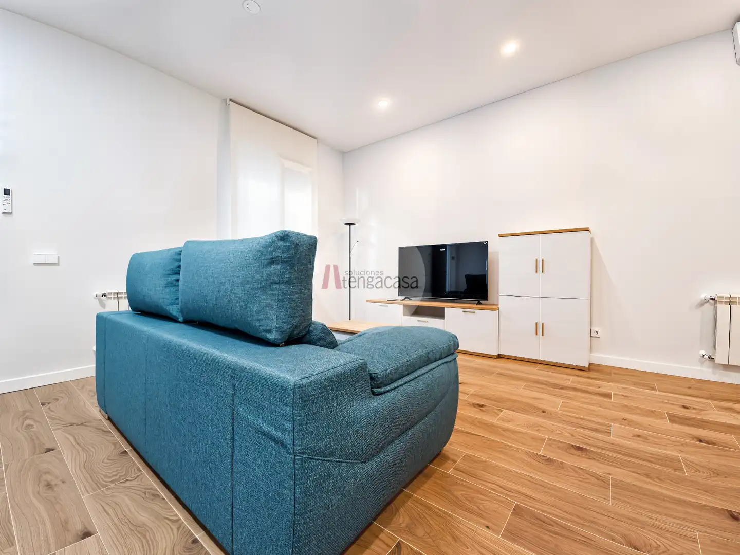 Sala de estar de Piso de alquiler en Madrid con Aire acondicionado, Calefacción y Parquet