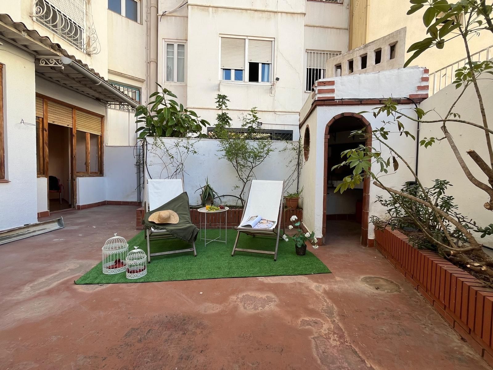 Terrace of Flat for sale in  Valencia Capital  with Air Conditioner, Private garden and Terrace