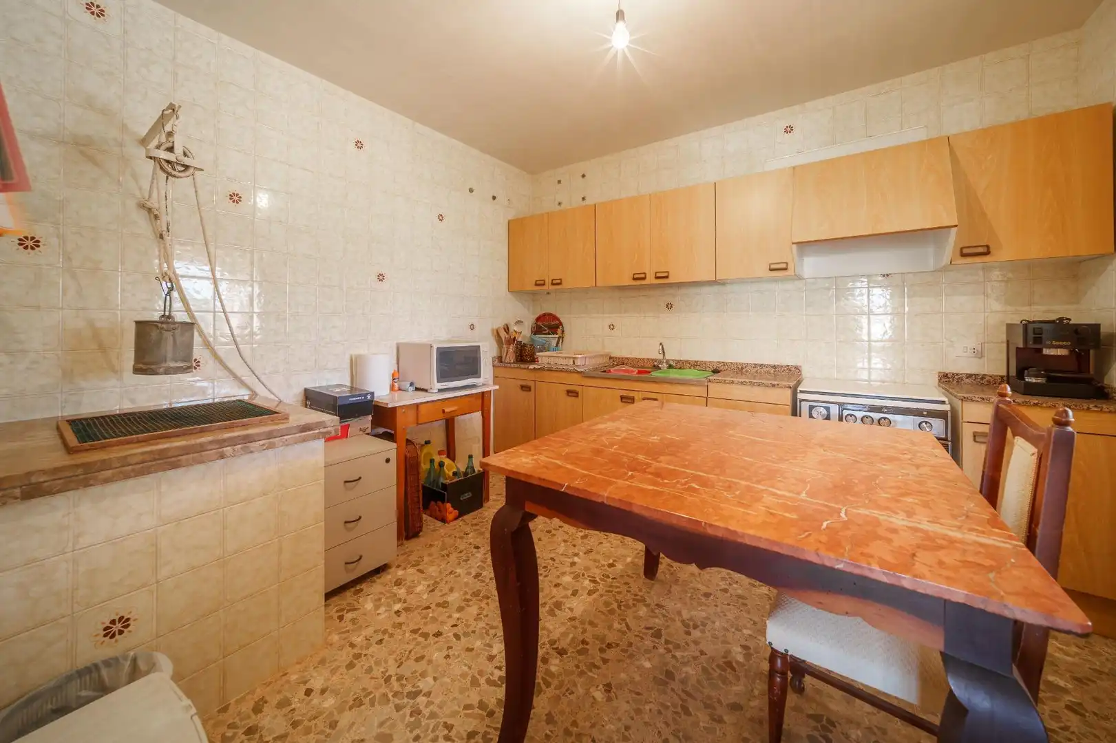 Cocina de Finca rústica en venta en Selva con Jardín privado, Terraza y Trastero