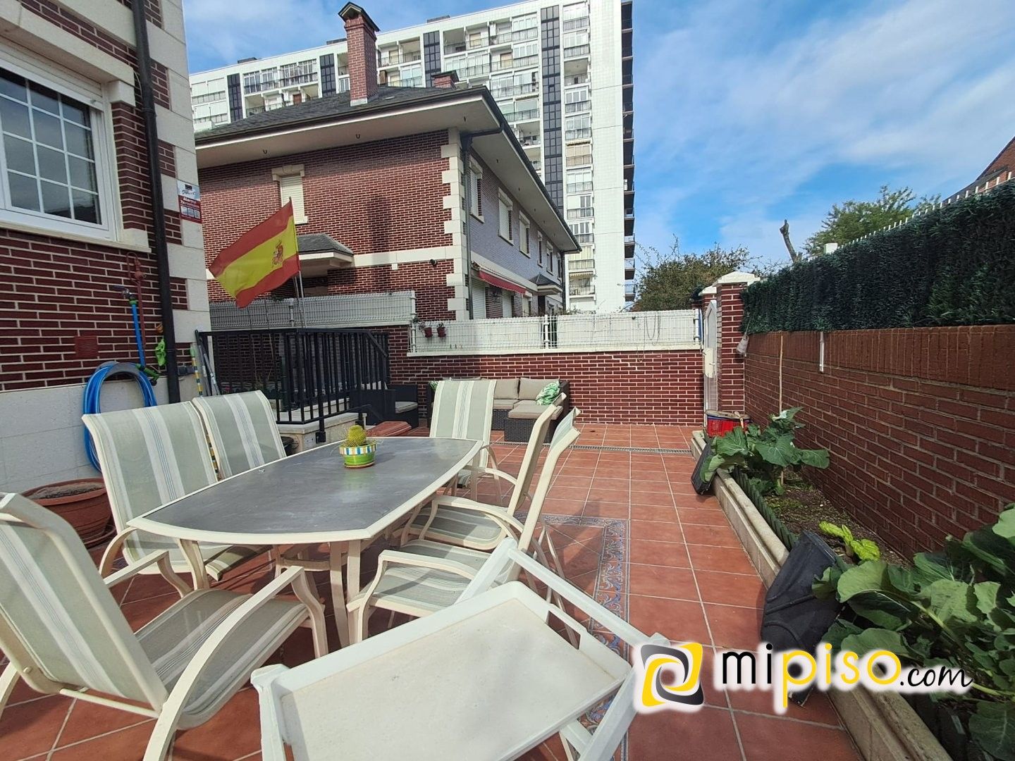 Terrace of Single-family semi-detached for sale in Laredo  with Heating and Swimming Pool