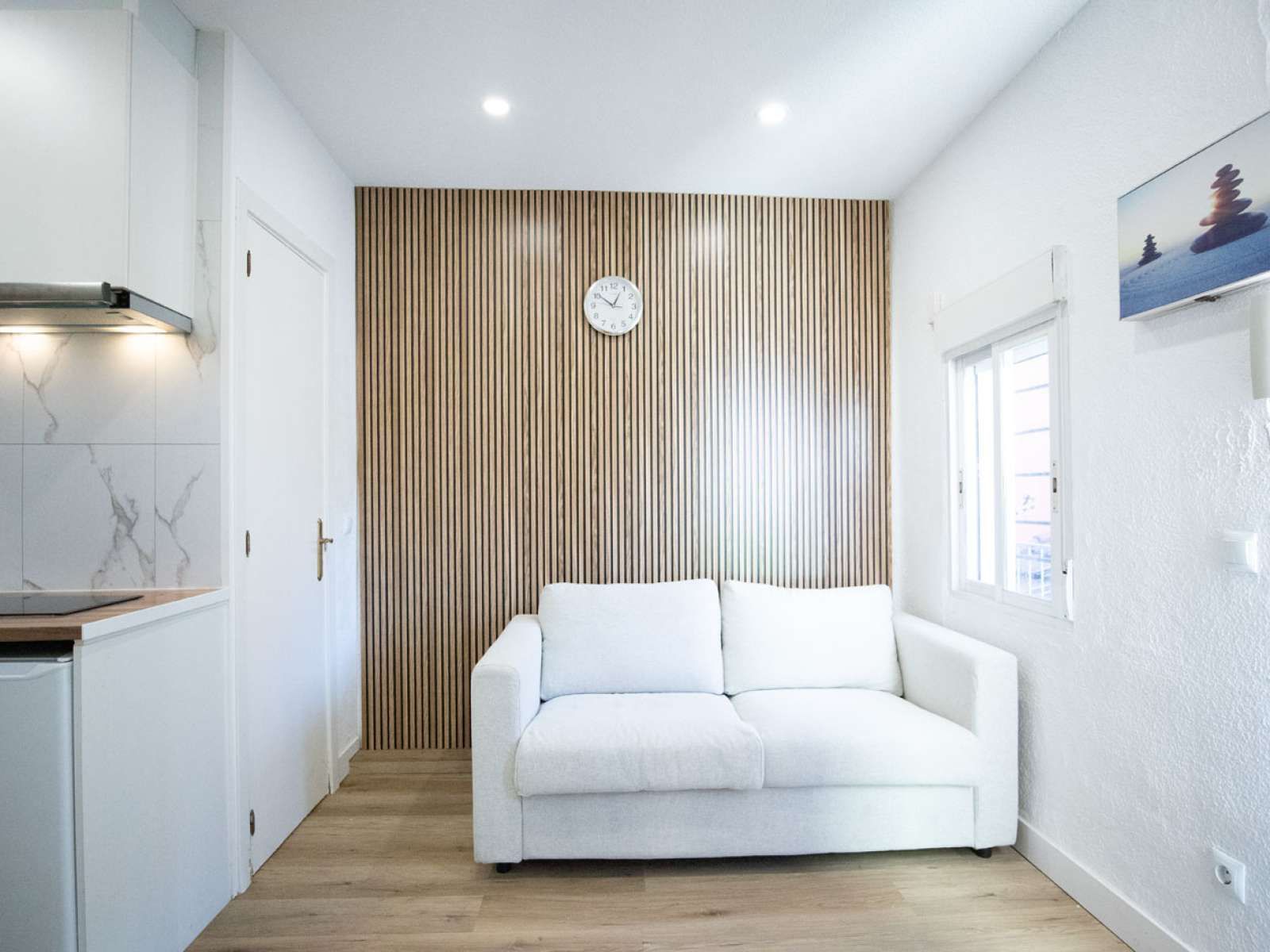 Sala de estar de Estudio para compartir en  Madrid Capital con Terraza