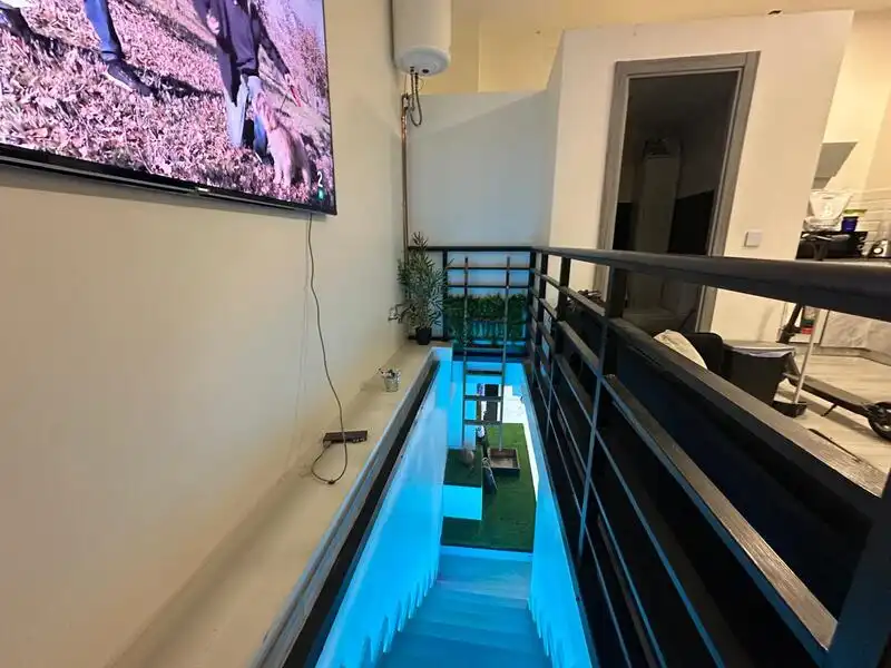 Swimming pool of Ground floor for rent in Madrid  with Air Conditioner and Heating