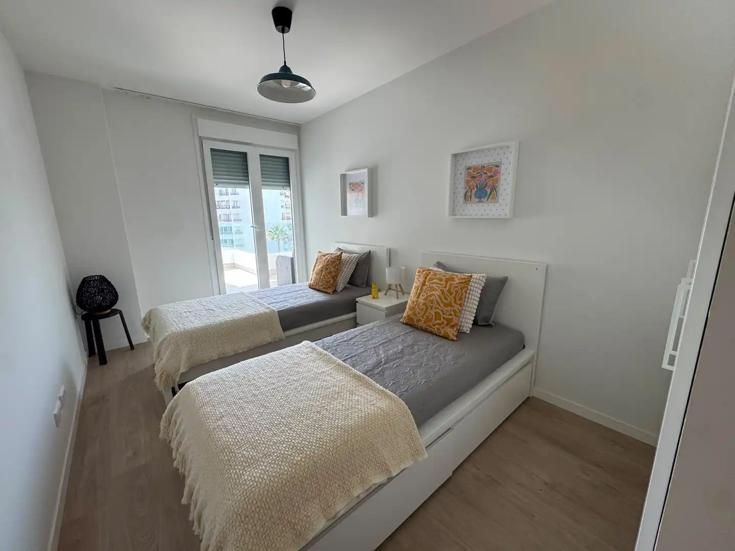 Bedroom of Apartments for rent in Marbella  with Air Conditioner, Heating and Terrace