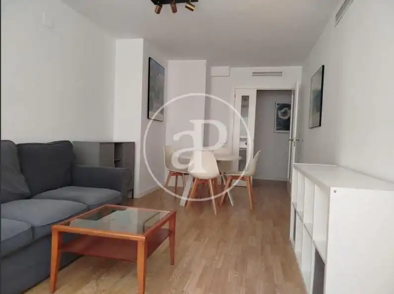 Wohnzimmer von Wohnung zur Miete in Valencia mit Klimaanlage und Heizung