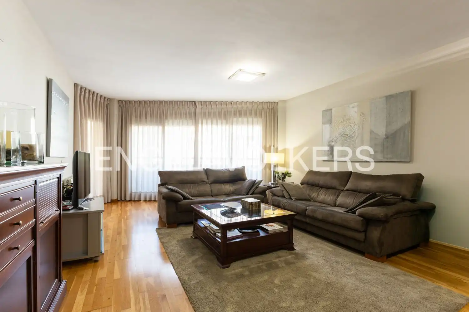 Sala de estar de Piso de alquiler en Valencia con Aire acondicionado, Calefacción y Parquet