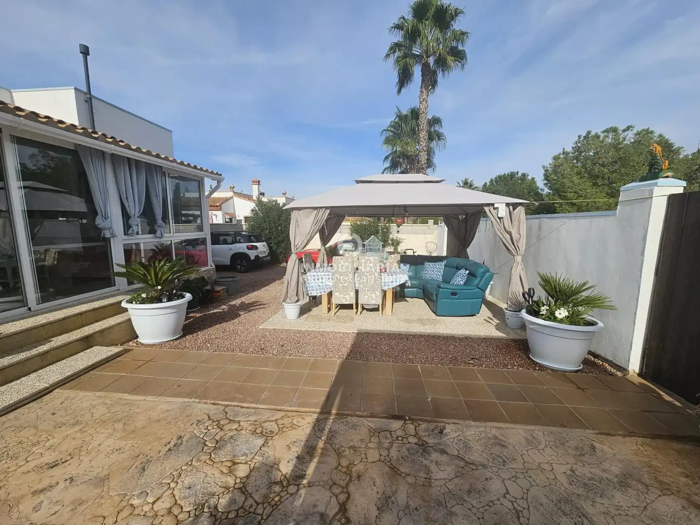 Jardín de Casa o chalet en venta en Hondón de las Nieves / El Fondó de les Neus con Aire acondicionado, Calefacción y Jardín privado