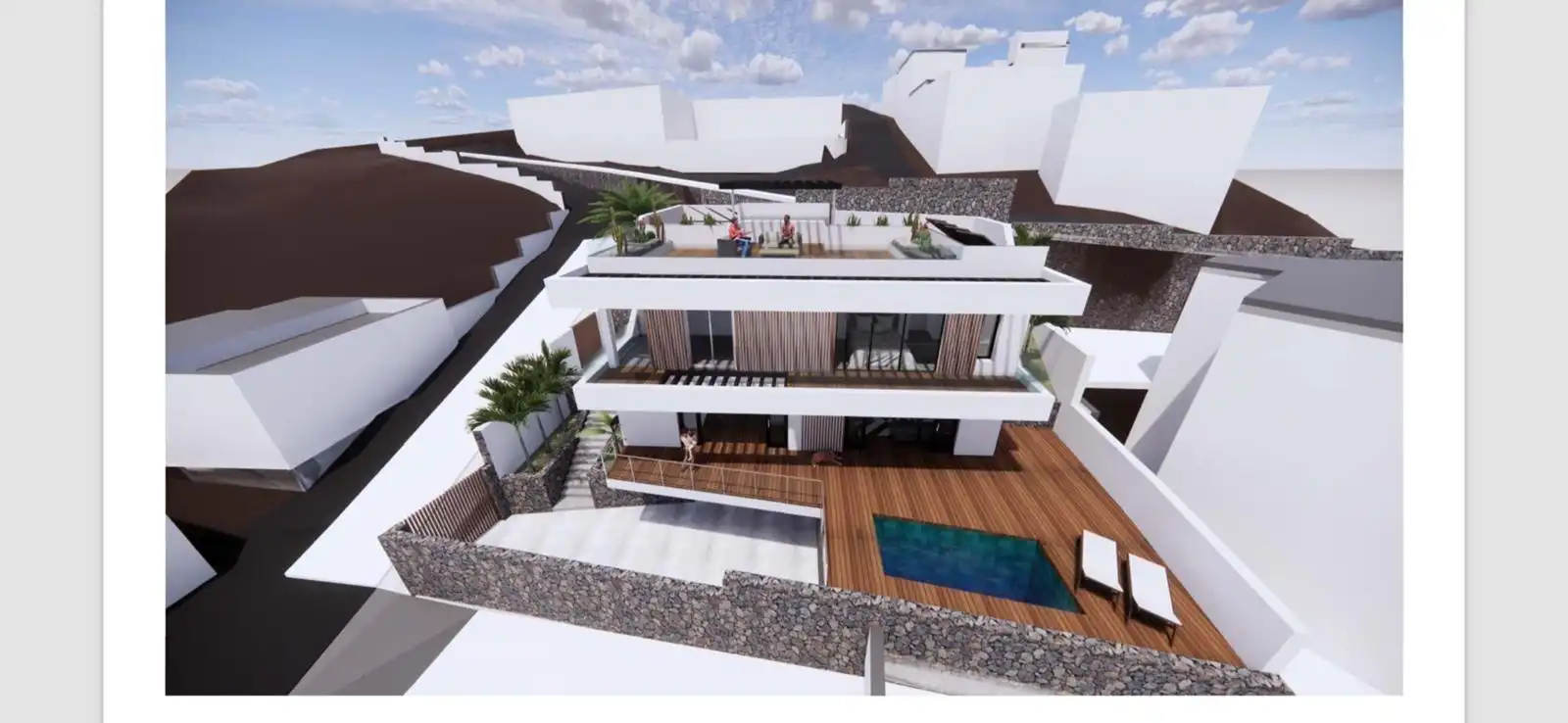 Terrasse von Residential zum Verkauf in El Sauzal