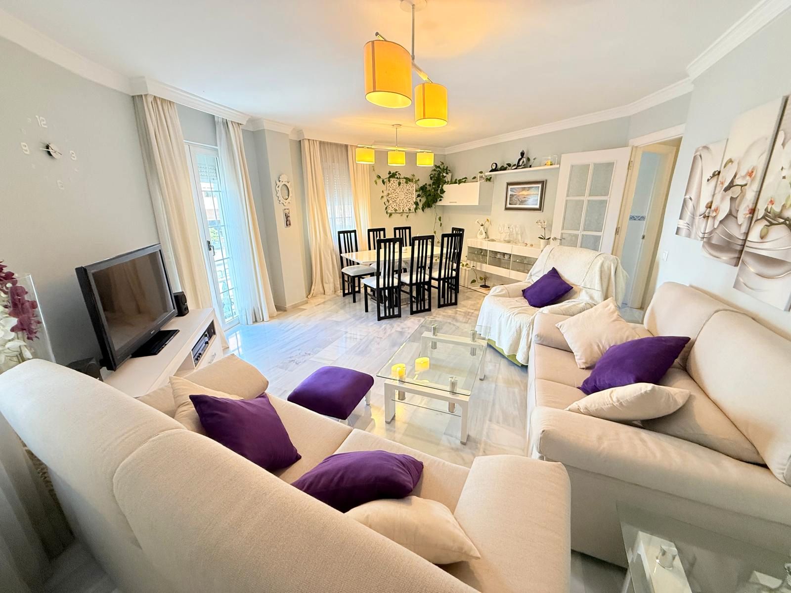 Living room of Flat to rent in Málaga Capital  with Air Conditioner, Terrace and Storage room