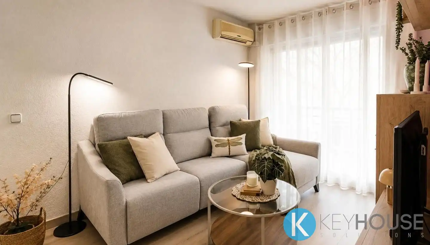 Living room of Flat for sale in San Fernando de Henares  with Air Conditioner, Heating and Terrace