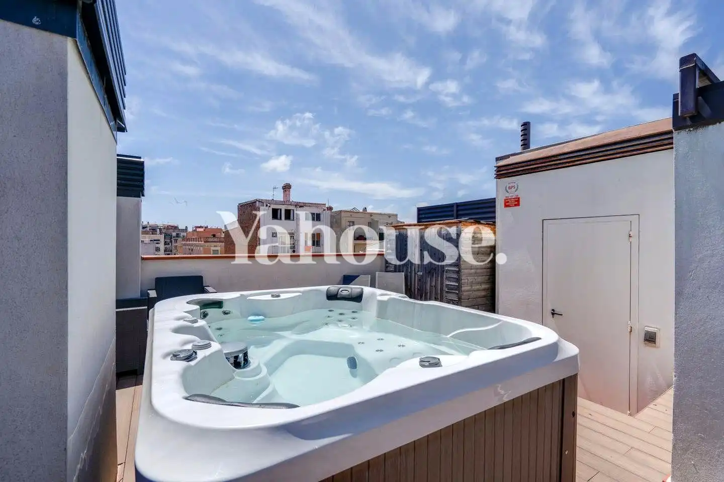 Terrace of Flat for rent in Barcelona  with Air Conditioner, Heating and Parquet flooring