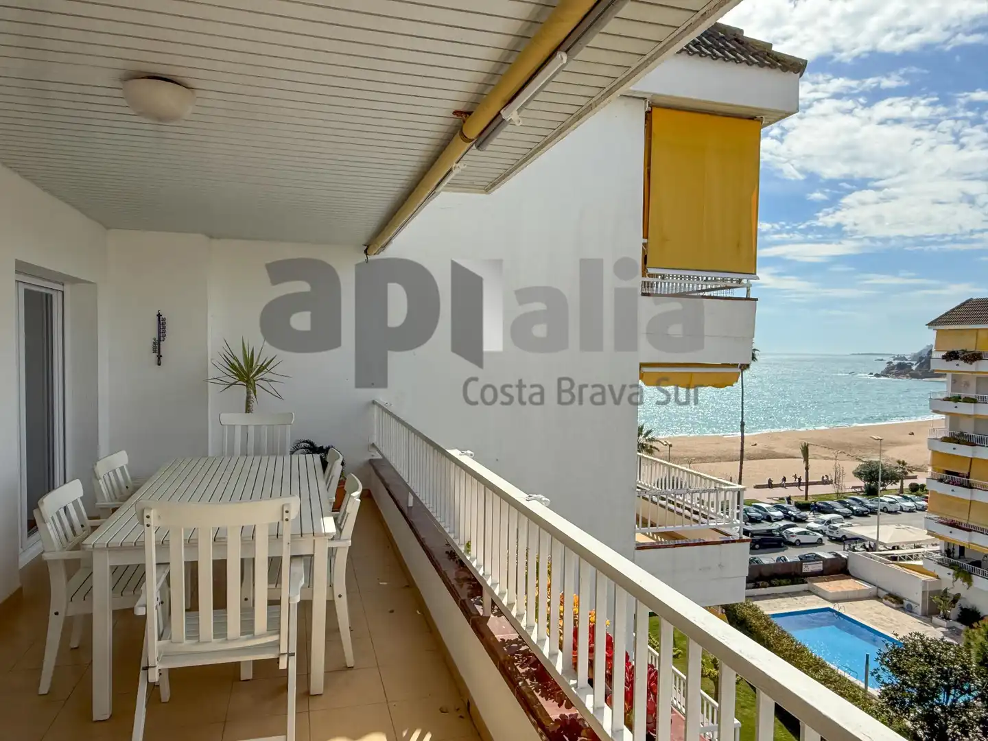 Terraza de Piso en venta en Lloret de Mar con Calefacción, Balcón y Piscina comunitaria