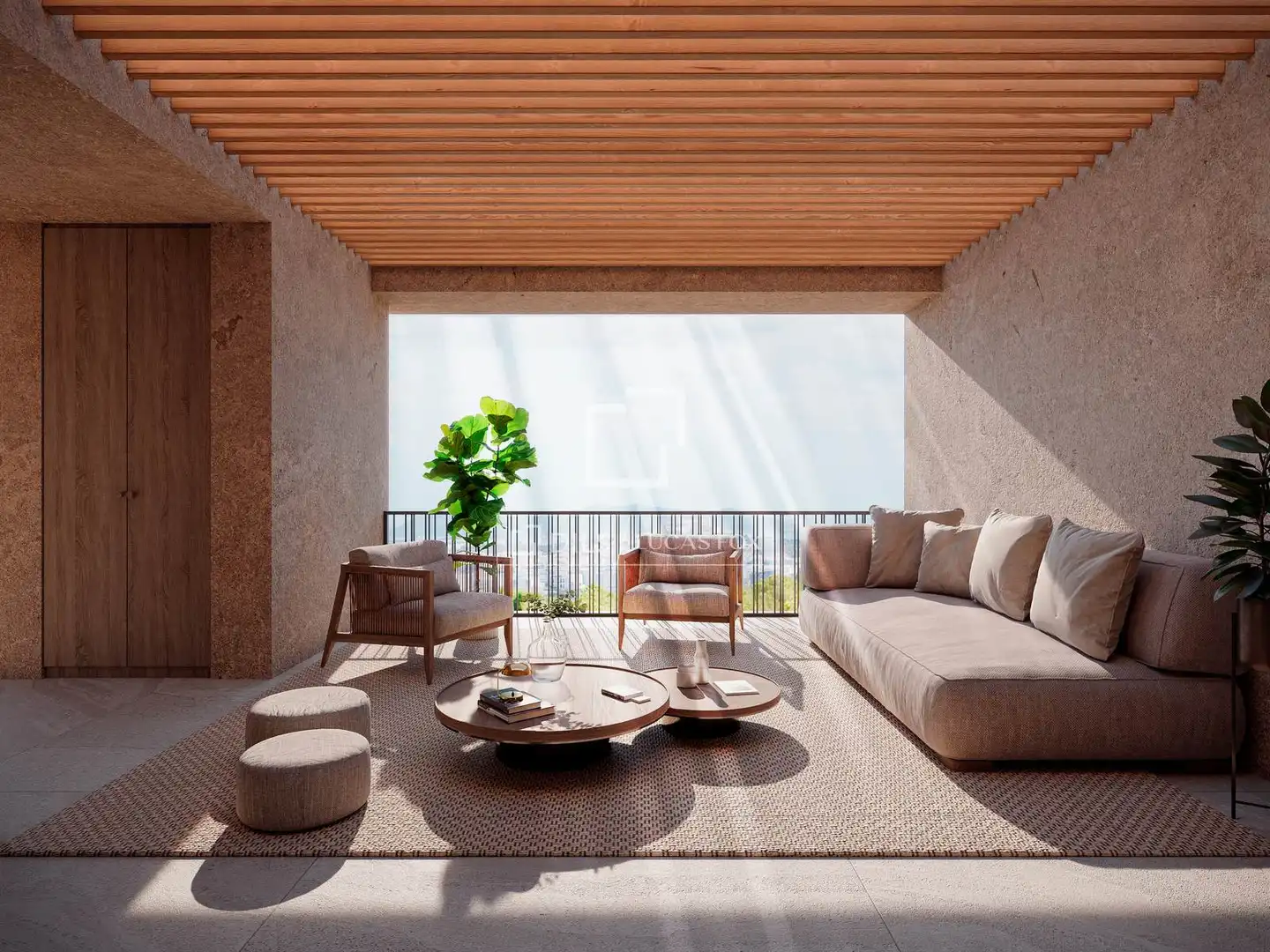 Terrassa de Casa o xalet en venda en Santa Eulària des Riu amb Aire condicionat, Jardí privat i Terrassa
