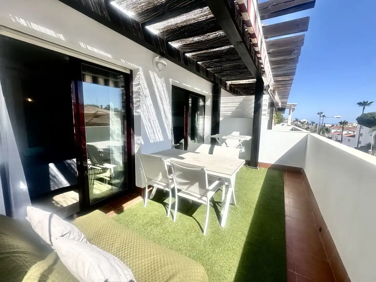 Terrasse von Wohnungen zum Verkauf in Mijas mit Klimaanlage, Heizung und Terrasse