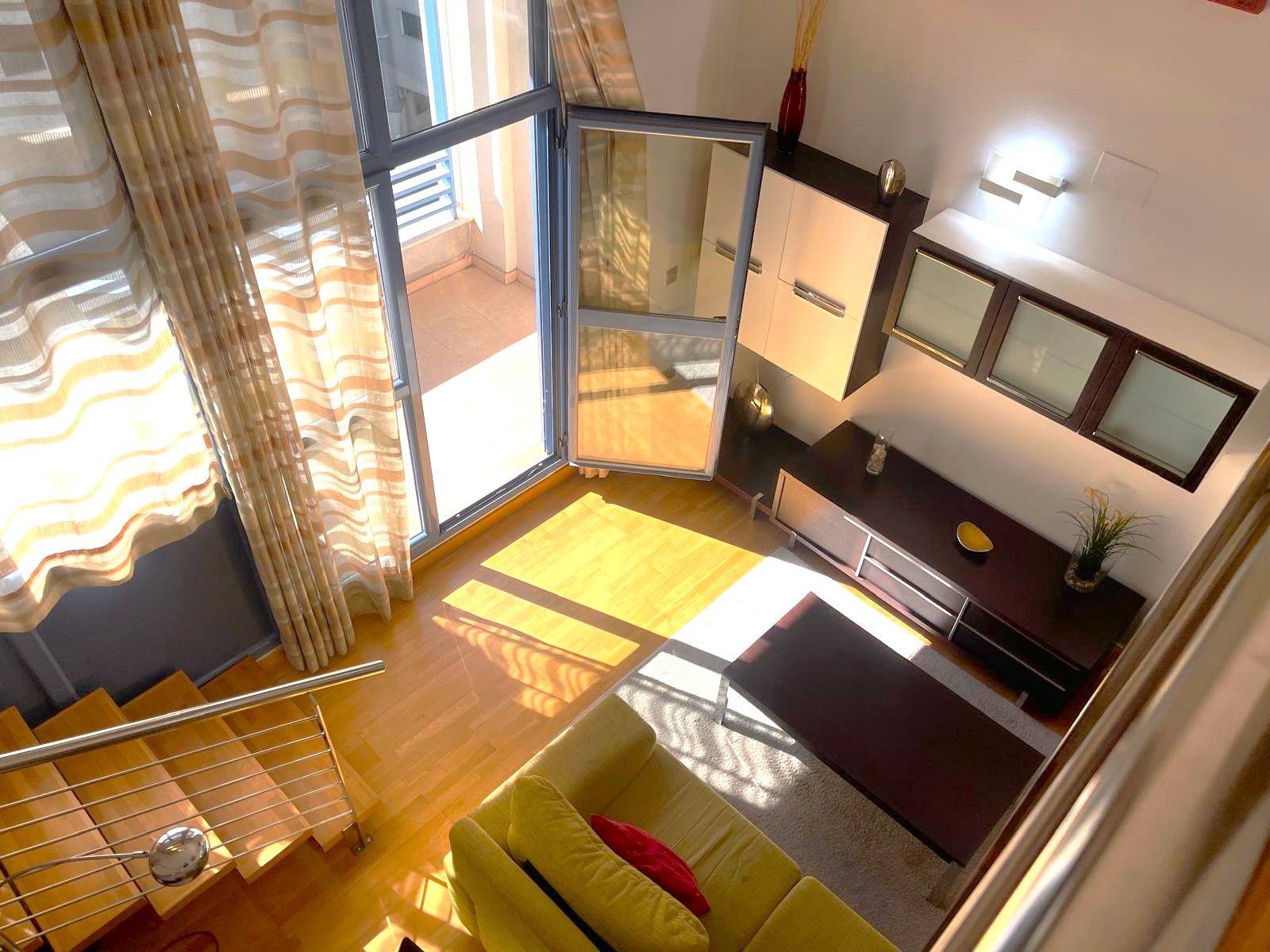 Living room of Apartment for sale in San Sebastián de los Reyes  with Air Conditioner, Heating and Private garden