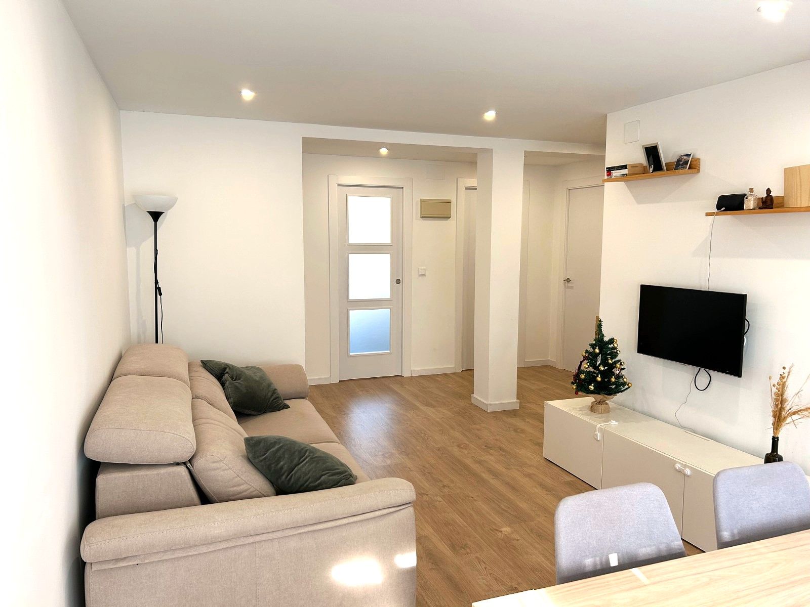 Sala d'estar de Pis en venda en  Valencia Capital amb Aire condicionat, Moblat i Forn