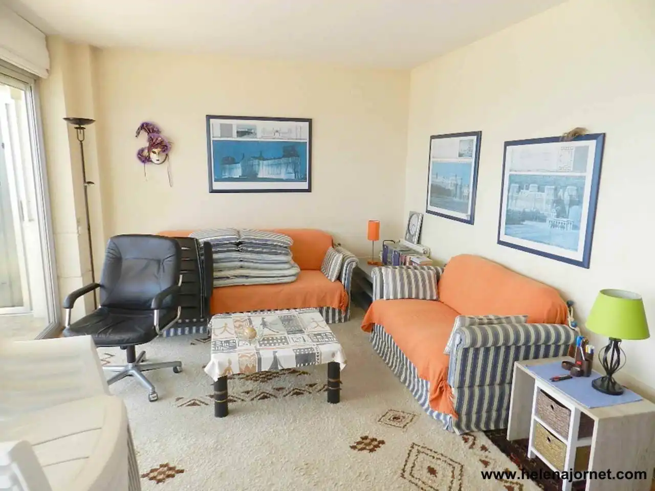 Wohnzimmer von Dachboden zum Verkauf in Calonge i Sant Antoni mit Heizung, Terrasse und Balkon