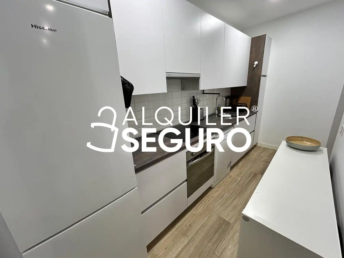 Küche von Wohnung zur Miete in Madrid mit Heizung, Terrasse und Möbliert